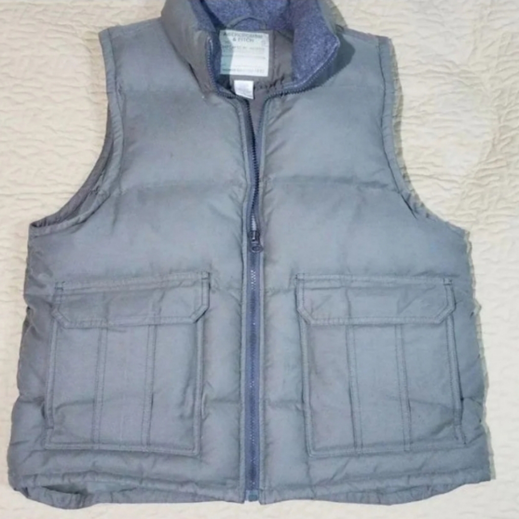 Abercrombie Puffer Vest Sz M